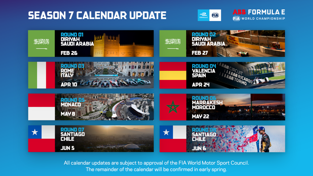 Formula E unveils rescheduled calendar for 2021 season Overtake
